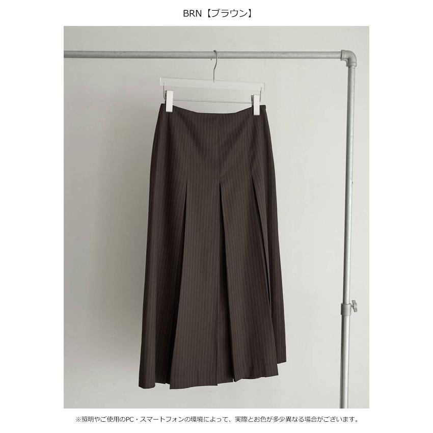 anuke（アンヌーク） anuke 2026Prefall ボトムス Stripe Pleats Skirt