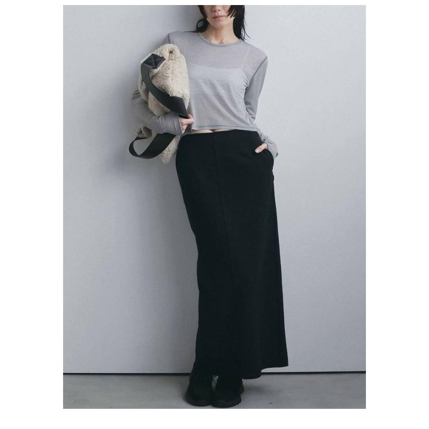 anuke（アンヌーク） anuke 2026winter ボトムス Wool Cutoff Skirt 10