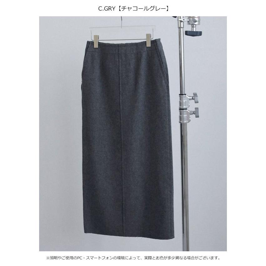 anuke（アンヌーク） anuke 2026winter ボトムス Wool Cutoff Skirt 10
