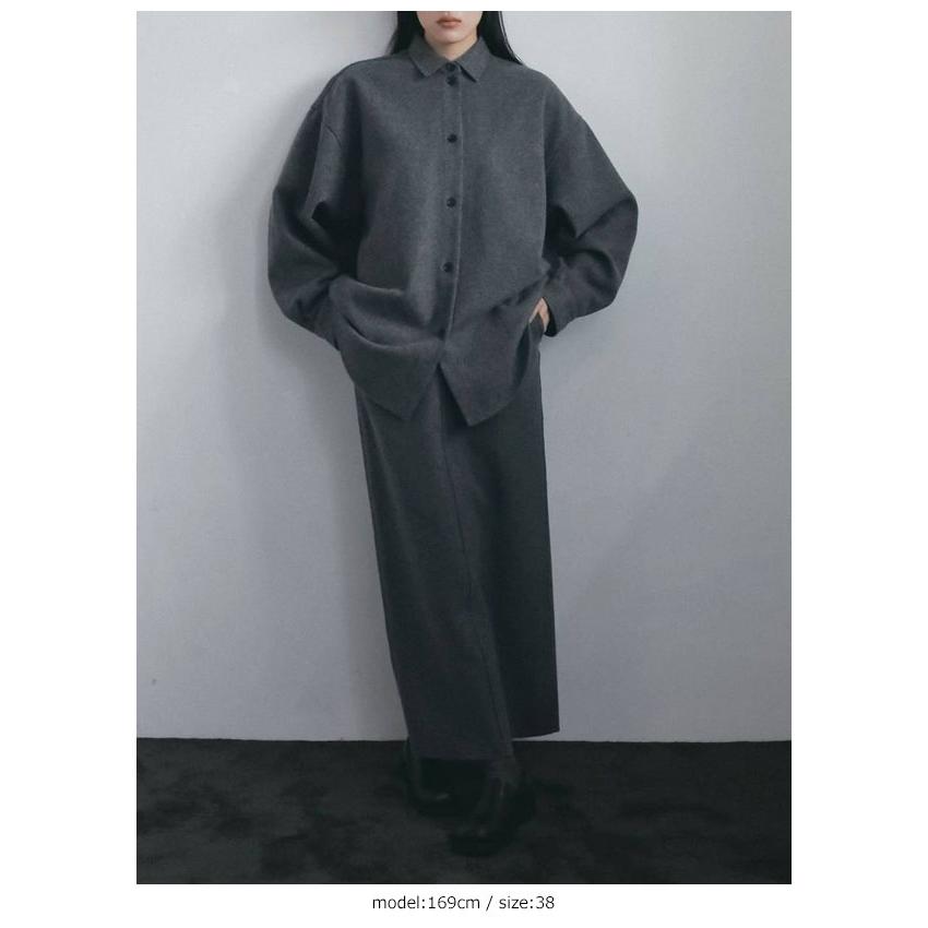anuke（アンヌーク） anuke 2026winter ボトムス Wool Cutoff Skirt 10