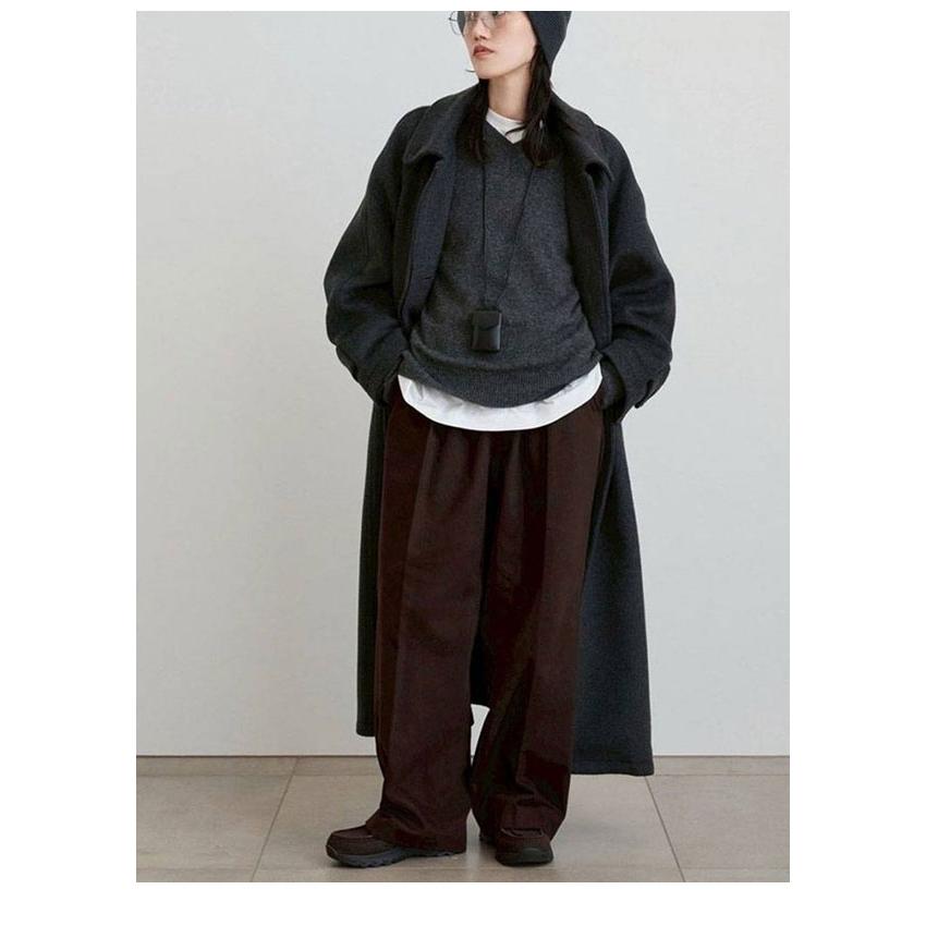 anuke（アンヌーク） anuke 2026winter ボトムス Embroidery Flower