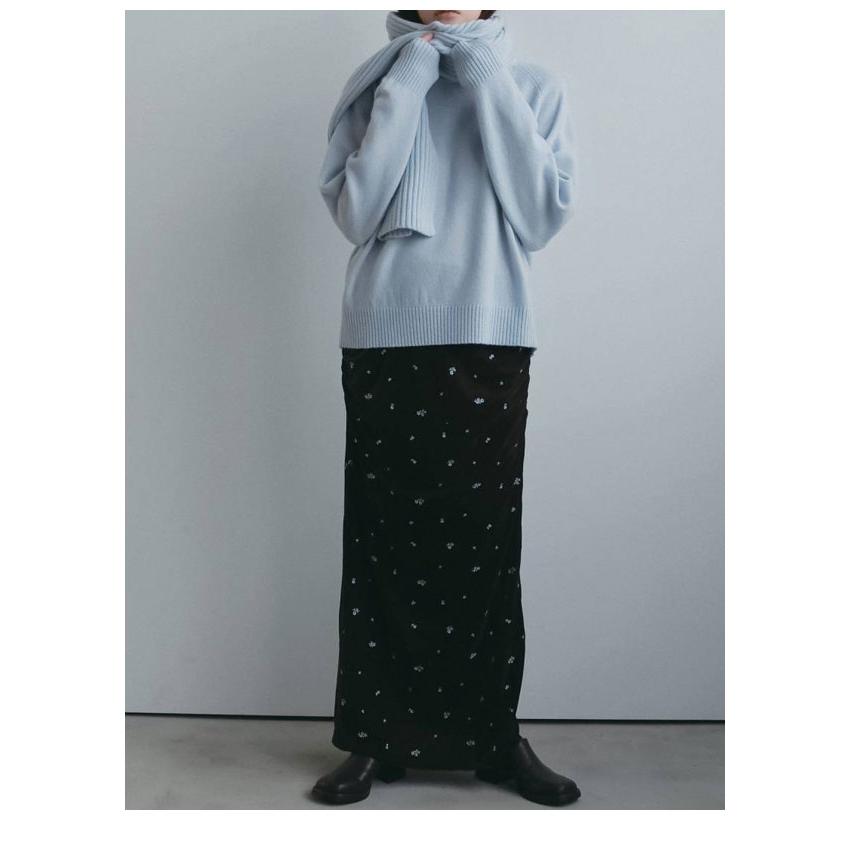 anuke（アンヌーク） anuke 2026winter ボトムス Embroidery Flower