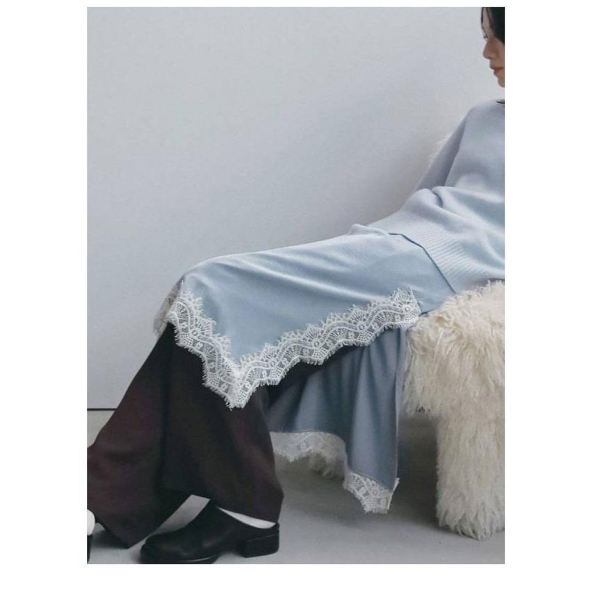 anuke（アンヌーク） anuke 2026winter ボトムス Satin Lace Skirt 10