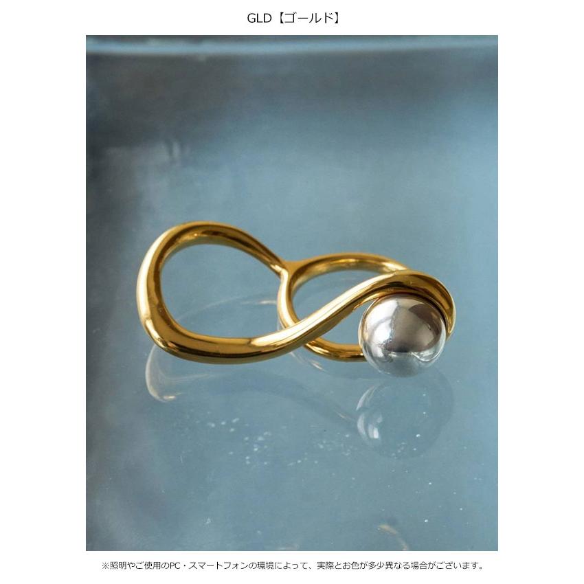 アンヌーク anuke 2026Prefall アクセサリー Ball Double Ring 7月中旬〜8月上旬予約 ボールダブルリング 指輪 26秋冬 62620902の画像