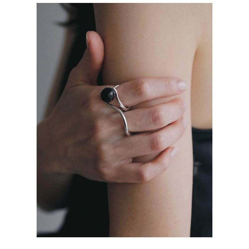 アンヌーク anuke 2026Prefall アクセサリー Ball Double Ring 7月中旬〜8月上旬予約 ボールダブルリング 指輪 26秋冬 62620902の画像