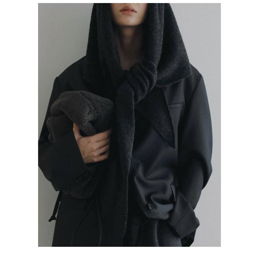 anuke（アンヌーク） anuke 2026Prefall 小物 Knit Triangle Scarf 9月