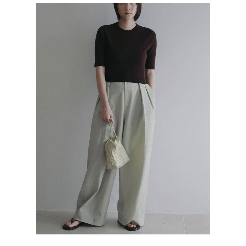 anuke（アンヌーク） anuke 2026Prefall バッグ Ecoleather Pleats