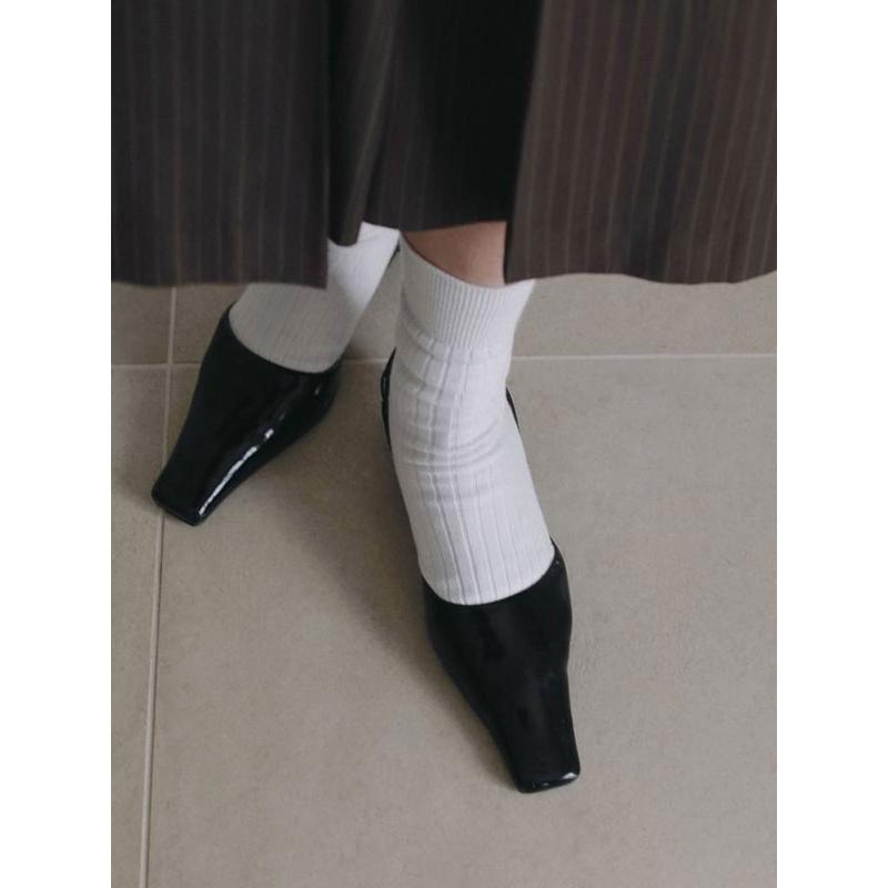 anuke（アンヌーク） anuke 2026Prefall シューズ Squaretoe Enamel