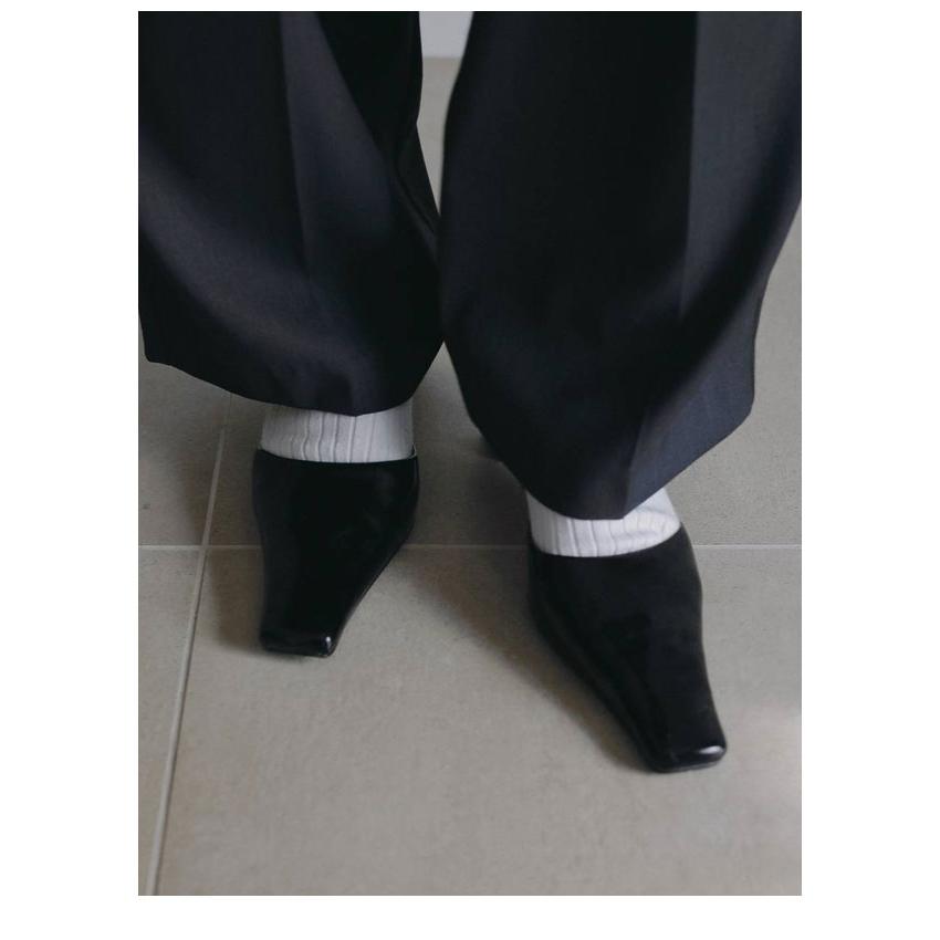 anuke（アンヌーク） anuke 2026Prefall シューズ Squaretoe Enamel
