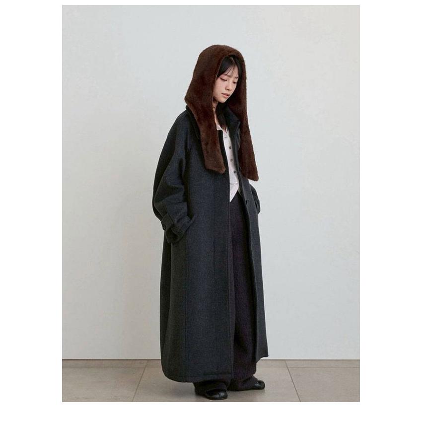 anuke（アンヌーク） anuke 2026winter 小物 Eco Minkfur Hoodie 11月