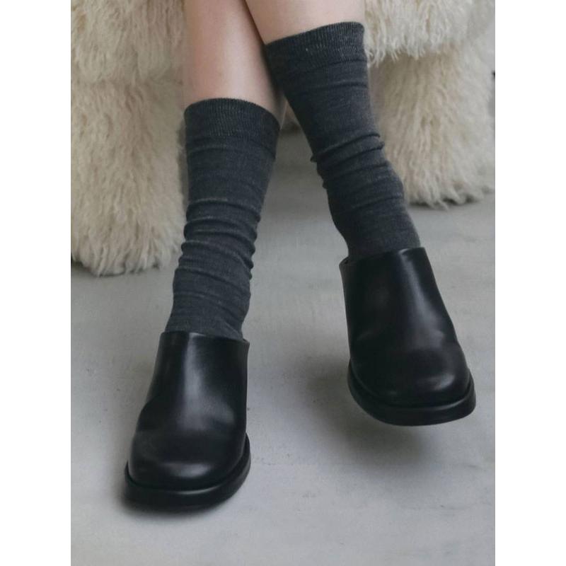 アンヌーク　anuke anuke（アンヌーク） anuke 2026winter シューズ Square Heel Slip-on