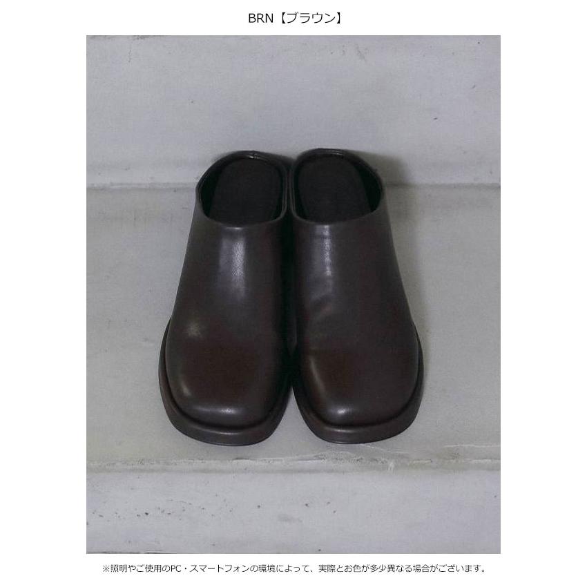 anuke（アンヌーク） anuke 2026winter シューズ Square Heel Slip-on