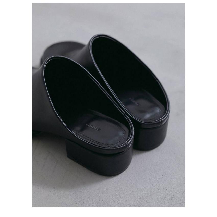anuke（アンヌーク） anuke 2026winter シューズ Square Heel Slip-on
