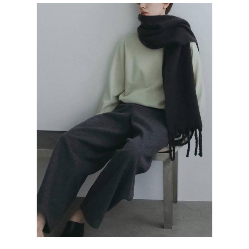 anuke（アンヌーク） anuke 2026winterトップス Soft Fringe Stole11月