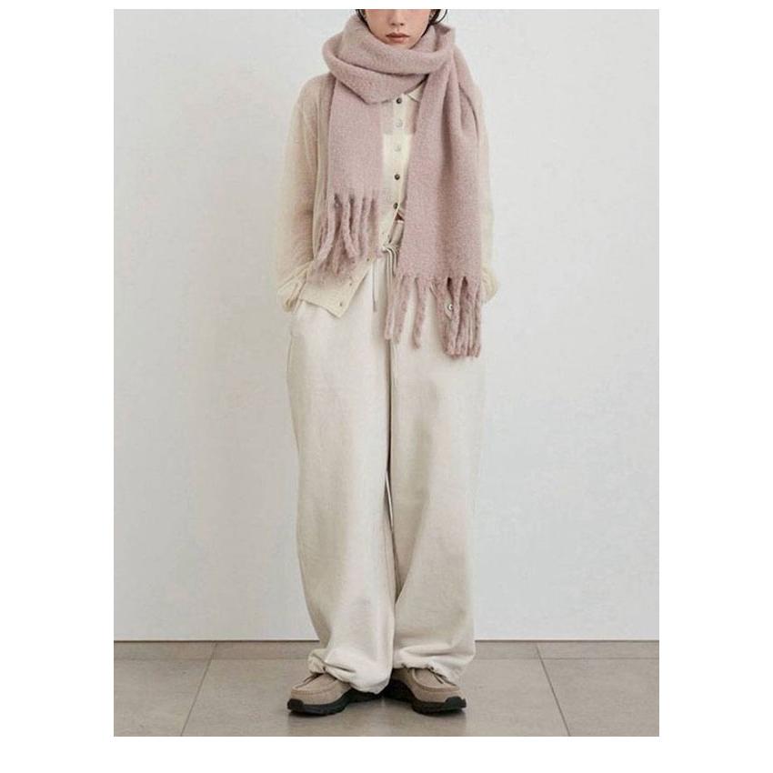 小物 anuke Soft Fringe Stole anuke（アンヌーク） anuke 2026winterトップス Soft Fringe Stole11月