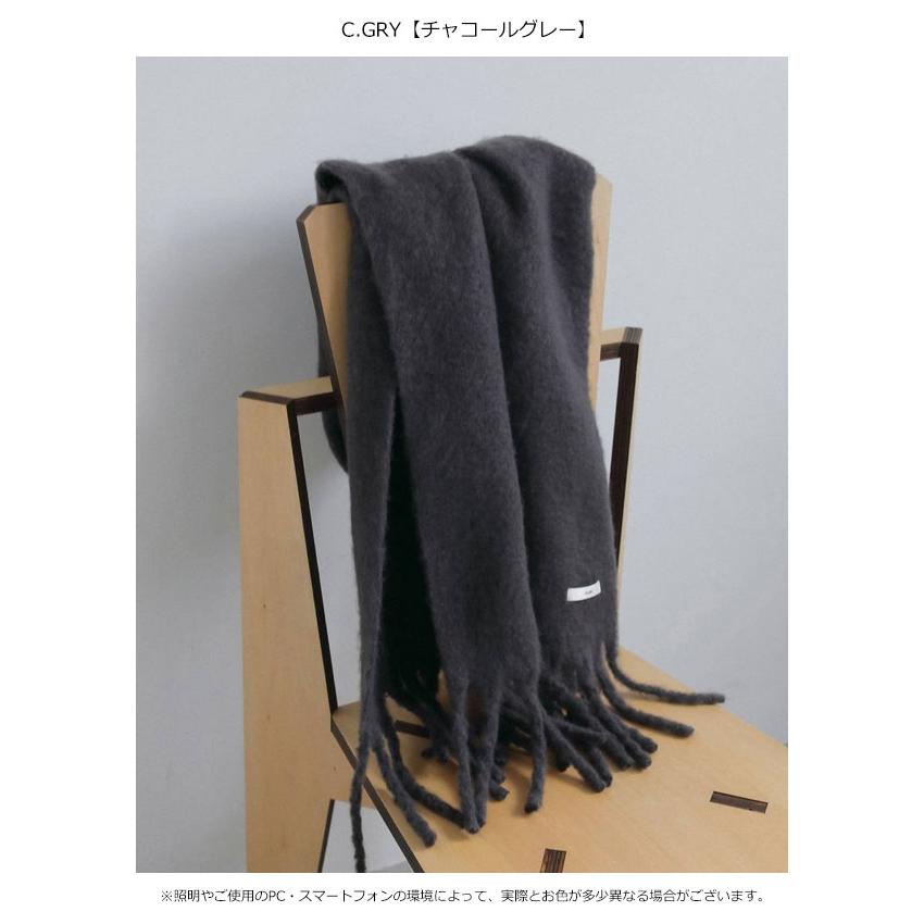 anuke（アンヌーク） anuke 2026winterトップス Soft Fringe Stole11月