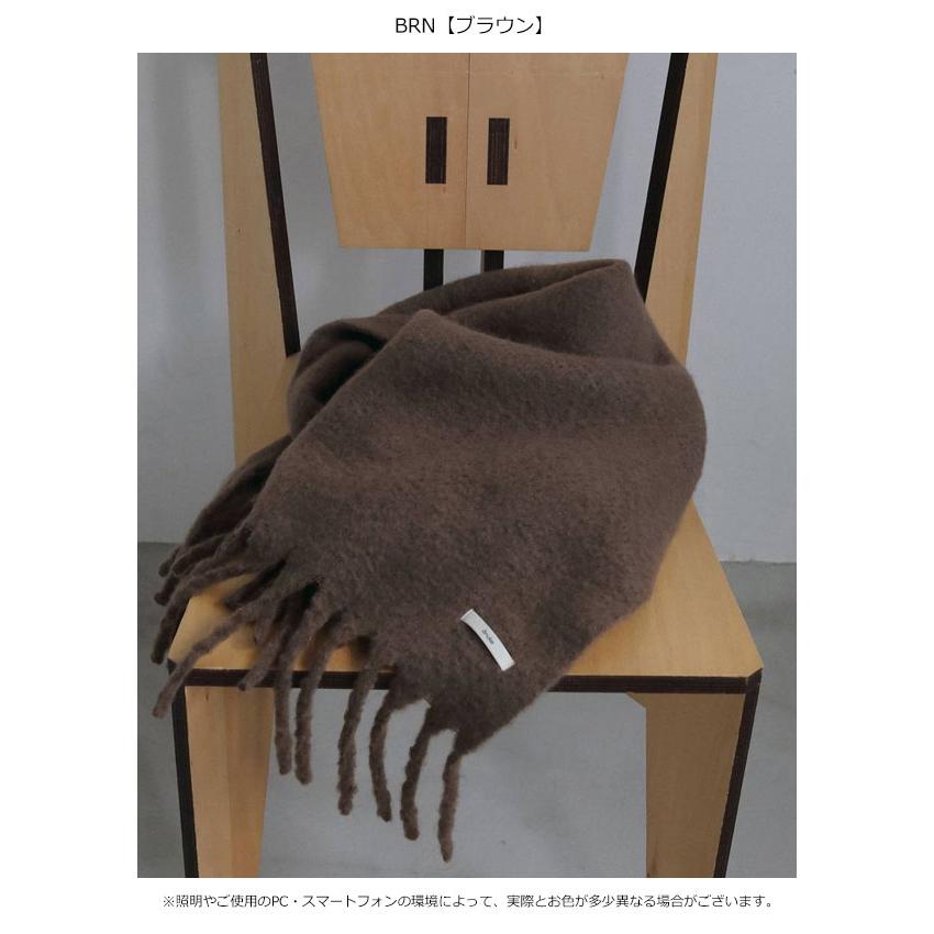 anuke（アンヌーク） anuke 2026winterトップス Soft Fringe Stole11月