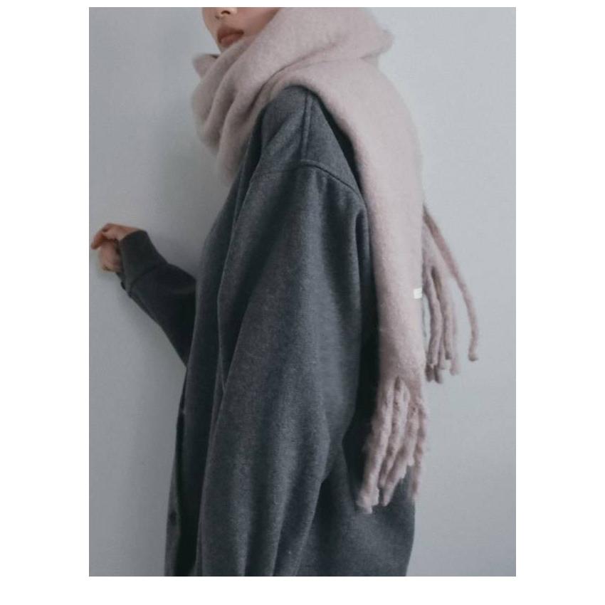 anuke（アンヌーク） anuke 2026winterトップス Soft Fringe Stole11月
