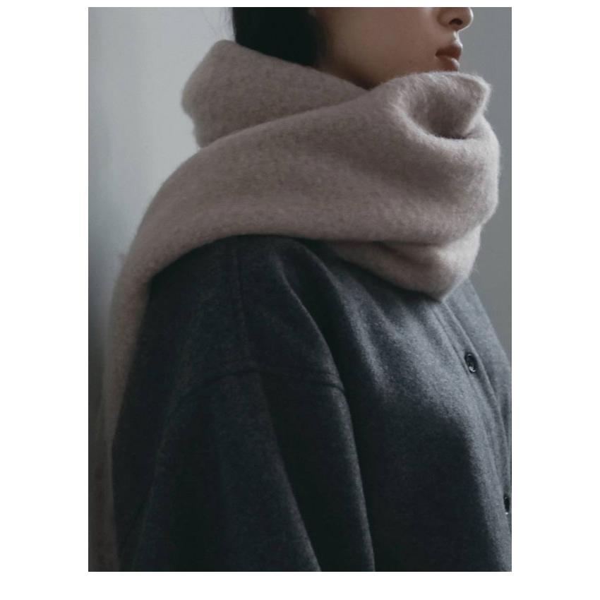 anuke（アンヌーク） anuke 2026winterトップス Soft Fringe Stole11月