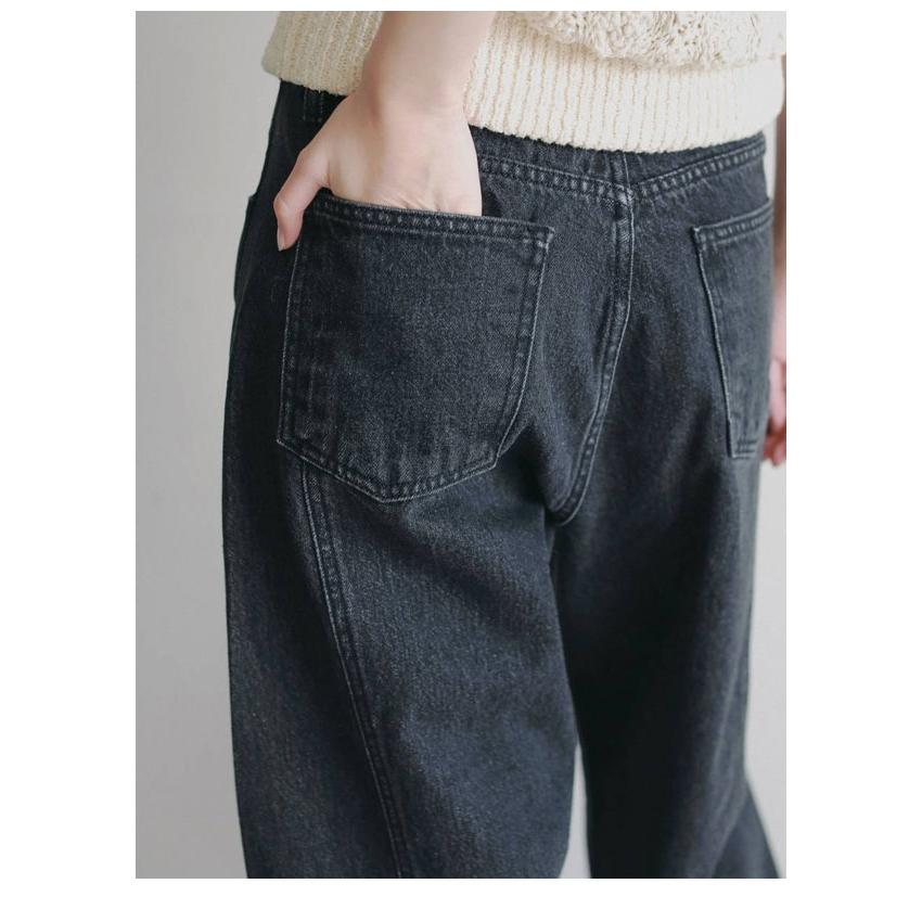 anuke（アンヌーク） anuke 2026Prefall ボトムス Panel Black Denim 7