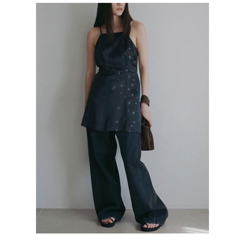 anuke（アンヌーク） anuke 2026Prefall ボトムス Panel Black Denim
