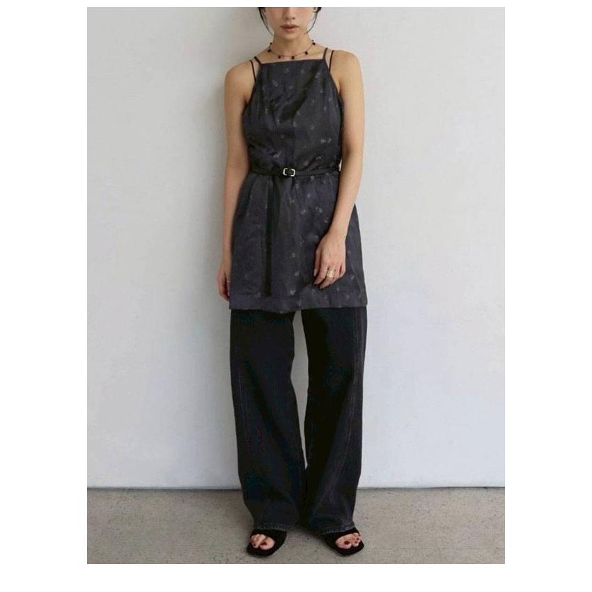 anuke（アンヌーク） anuke 2026Prefall ボトムス Panel Black Denim