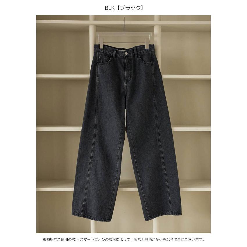 anuke（アンヌーク） anuke 2026Prefall ボトムス Panel Black Denim 7