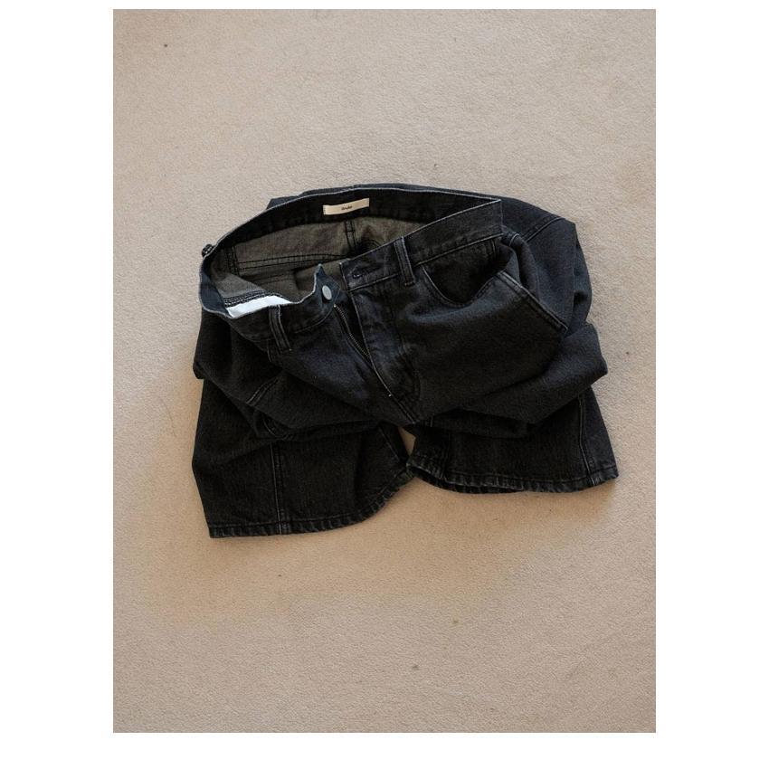 anuke（アンヌーク） anuke 2026Prefall ボトムス Panel Black Denim 7