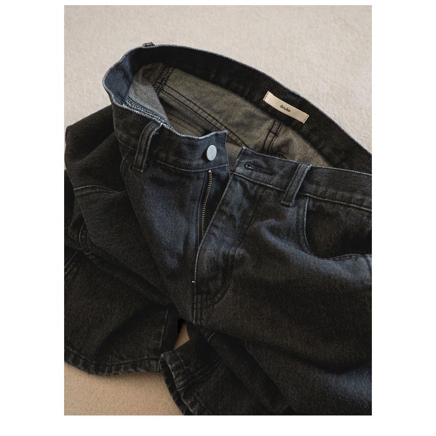 anuke（アンヌーク） anuke 2026Prefall ボトムス Panel Black Denim