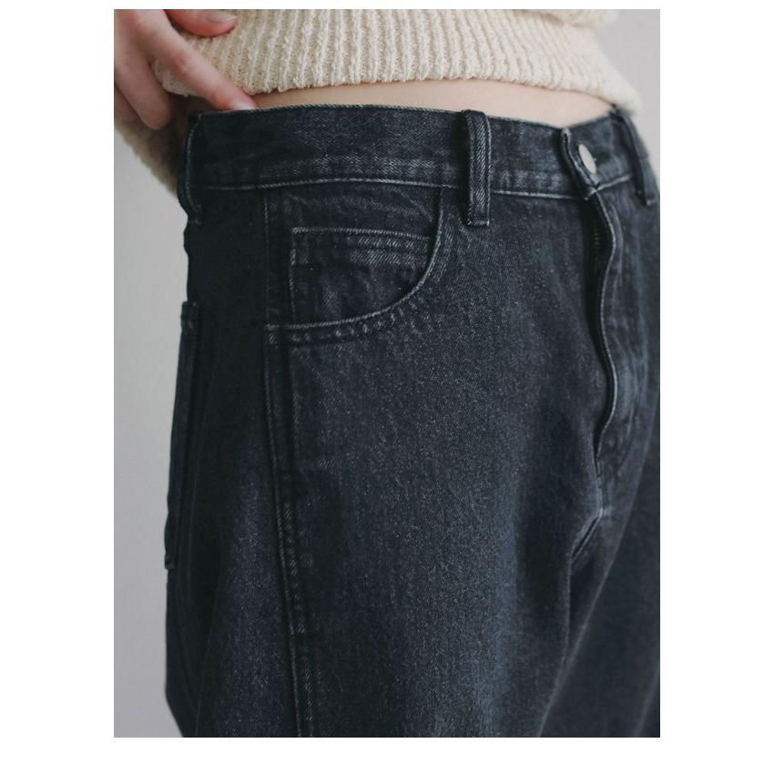 anuke（アンヌーク） anuke 2026Prefall ボトムス Panel Black Denim