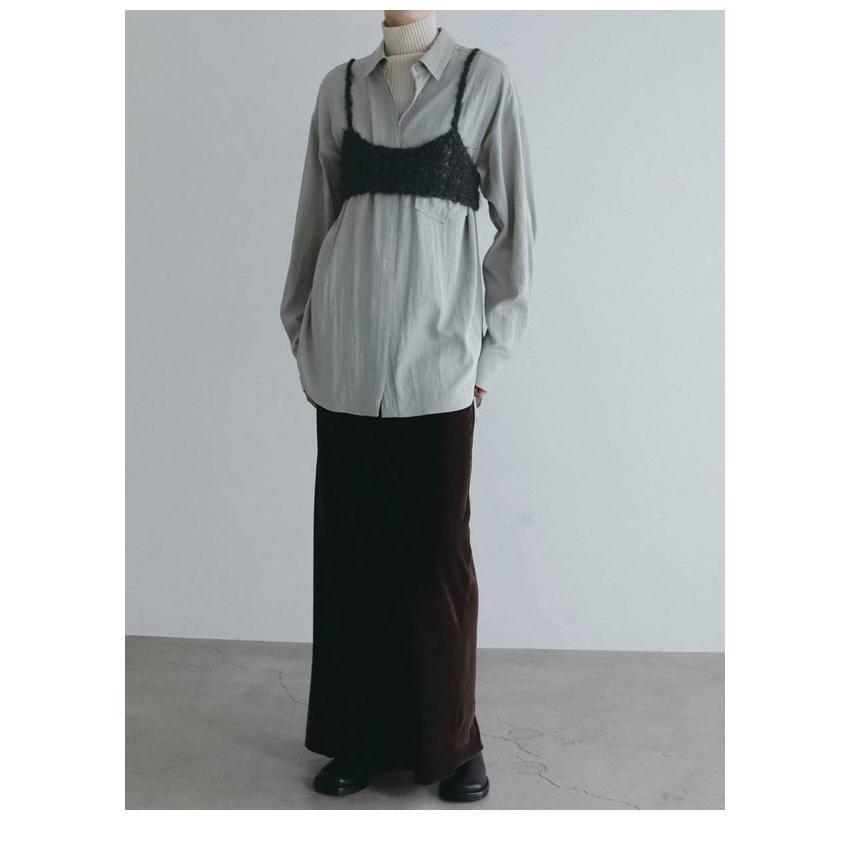 anuke（アンヌーク） anuke 2026winter トップス Stitch Over Shirts 1