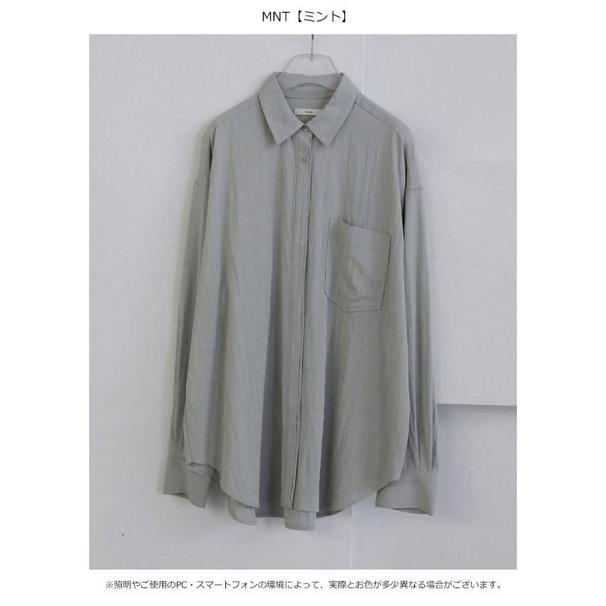 anuke（アンヌーク） anuke 2026winter トップス Stitch Over Shirts 1