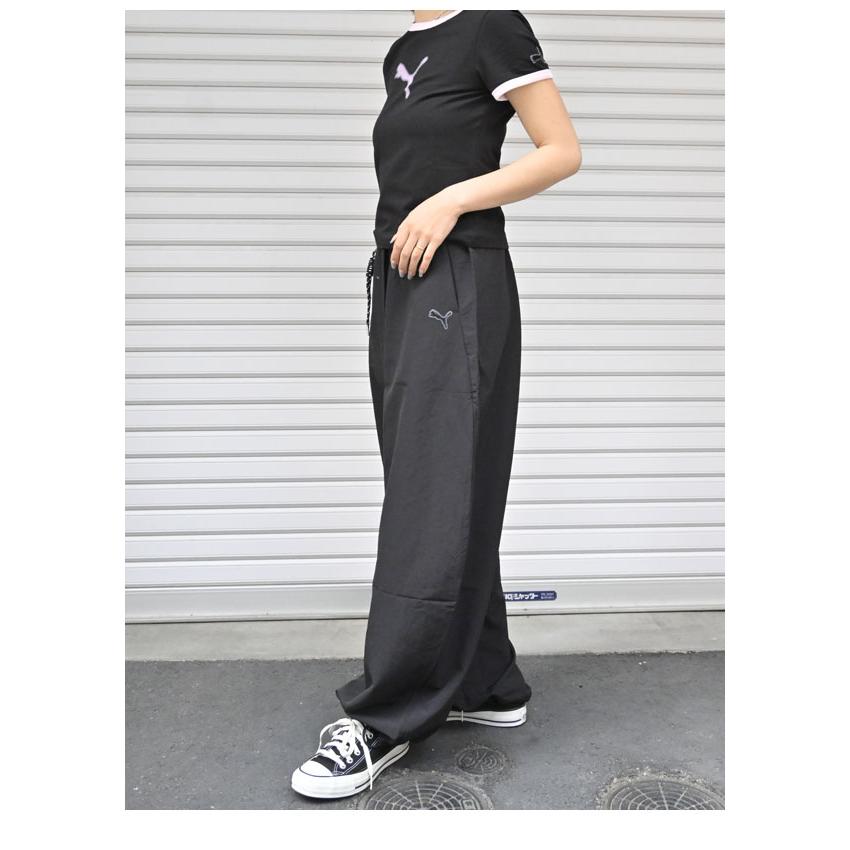 PUMA（プーマ） PUMA PUMA POWERPUFFGIRLS WOVEN PANTS WIDE LEG フル