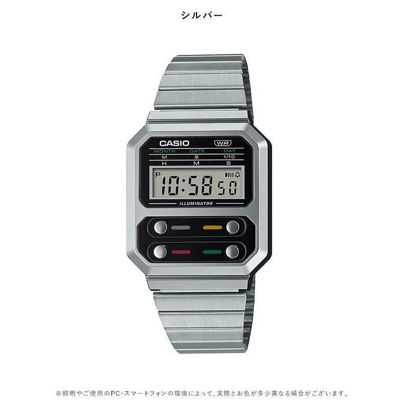新品未使用 CASIO カシオ 3503JA A100WE レトロ 男女兼用 CASIO カシオ A100WE-1AJF レディース メンズ ユニセックス 時計