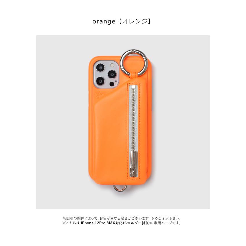 【12proMax対応】エジュー ajew 通販 ajew cadenas zipphone case neon shoulder iPhone12proMax iphoneケース 12proMax 12 iphoneケース ネオン レザー｜doubleheart｜04