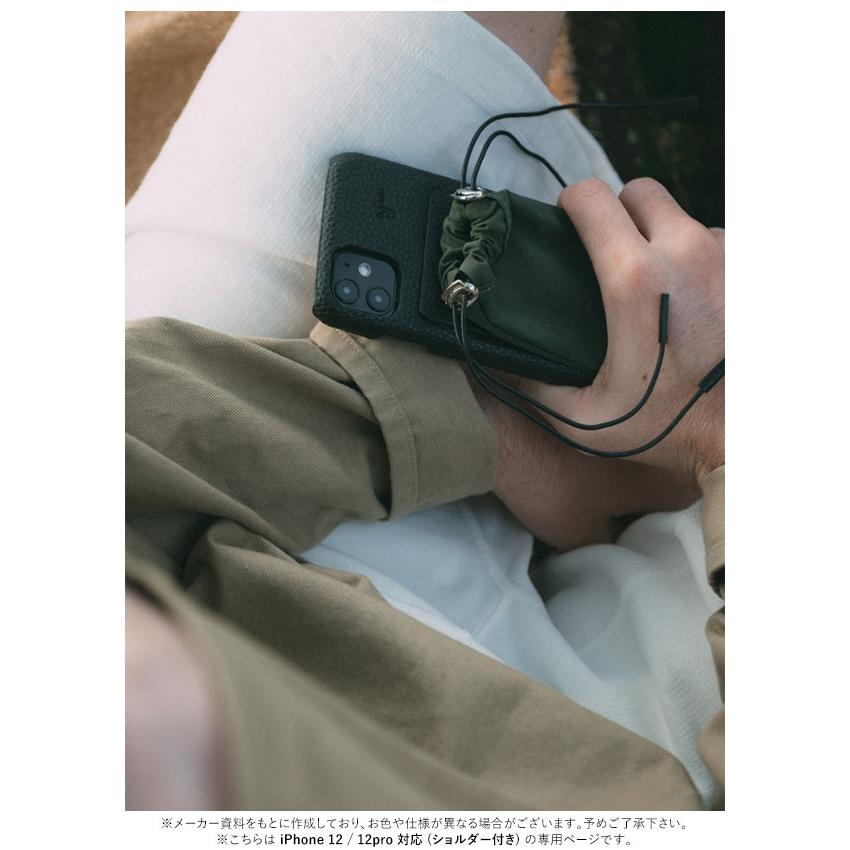 【m♡】エジュー　iPhone 12Pro/12 スマホケースストラップ付 ajew（エジュー） 【在庫限りSALE50%OFF】【12/12pro対応】 ajew ajew