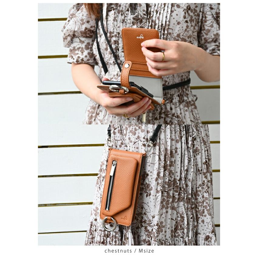 ajew エジュー cadenas vertical zipphone case shoulder 一部6 ajew エジュー cadenas vertical zipphone case shoulder 一部6