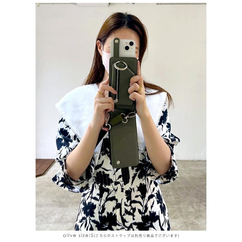 ajew エジュー cadenas vertical zipphone case shoulder 一部6 ajew エジュー cadenas vertical zipphone case shoulder 一部6