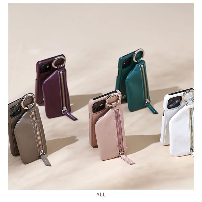 エジュー ajew 通販 ajew cadenas zipphone case shoulder by High-end leather iphoneケース アイホンケース スマホケース 本革 牛革 iPhone 13promax｜doubleheart｜11