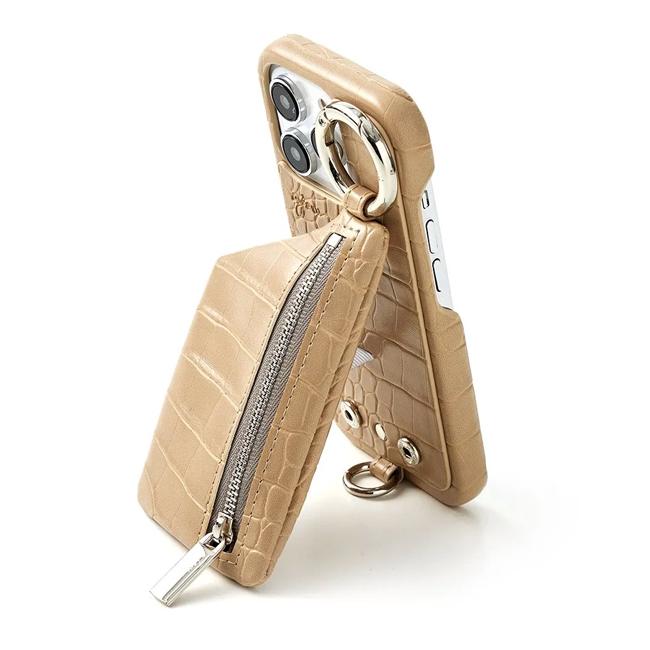 ajew（エジュー） iPhone対応 ajew cadenas croco zipphone case