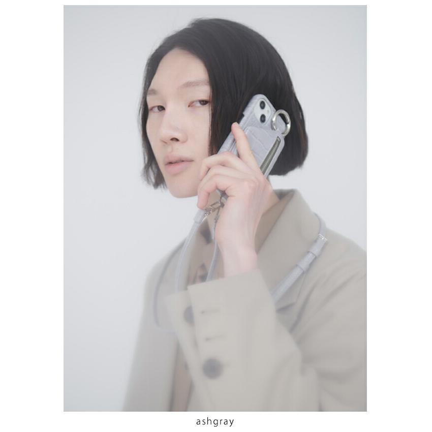 即納】 【iPhone対応】エジュー ajew cadenas croco zipphone 即納】 【iPhone対応】エジュー ajew cadenas croco zipphone