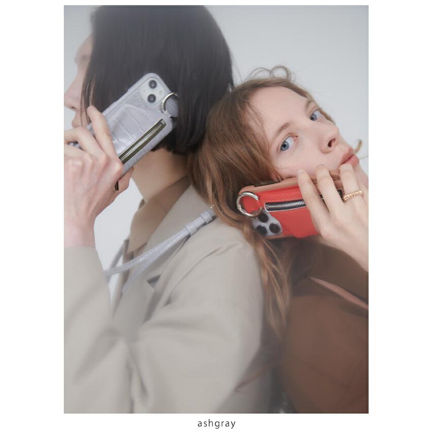 即納】 【iPhone対応】エジュー ajew cadenas croco zipphone 即納】 【iPhone対応】エジュー ajew cadenas croco zipphone