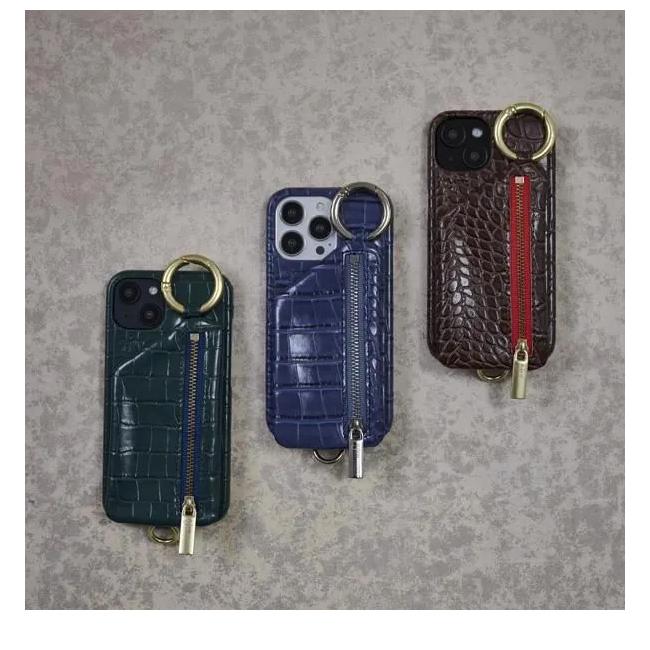 ajew（エジュー） 【iPhone対応】 ajew cadenas croco zipphone case