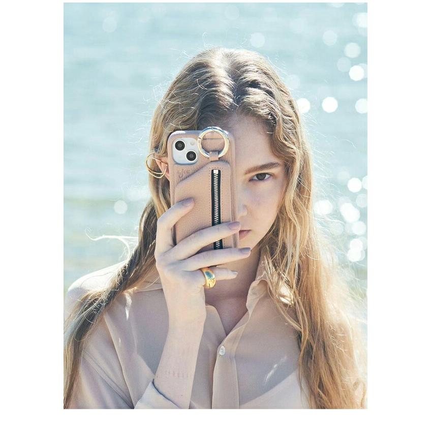 ajew iPhone15/15pro対応 エジュー cadenas zipphone case ajew iPhone15/15pro対応 エジュー cadenas zipphone case