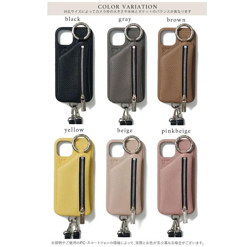 ajew（エジュー） iPhone15/15pro対応 ajew cadenas zipphone case