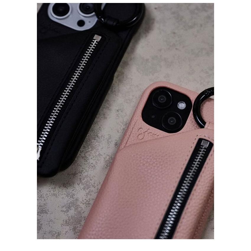 ajew 【iPhone16/16pro対応】 エジュー cadenas zipphone case