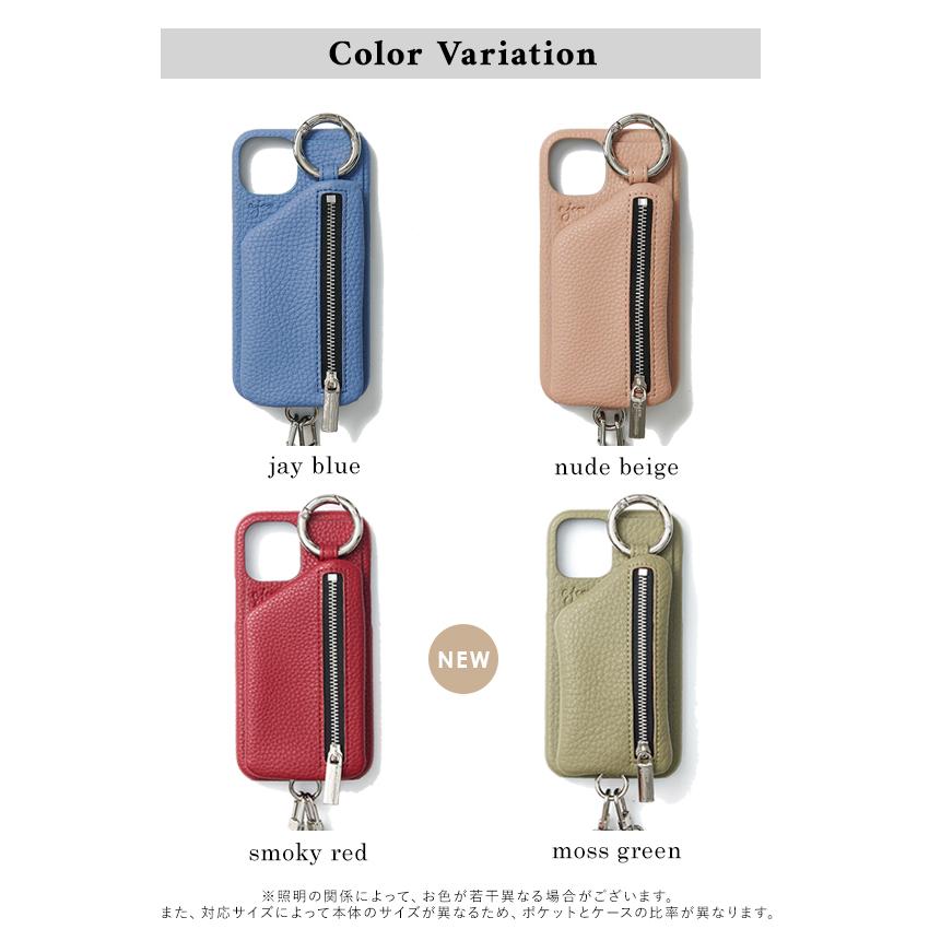 【iPhone対応】エジュー ajew cadenas zipphone case shoulder スマホケース iPhone aj02-003｜doubleheart｜06