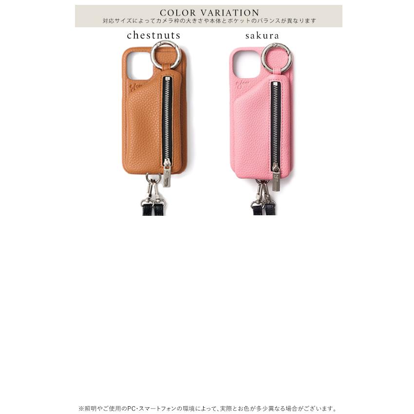 ajew iPhone14Pro ケース ブラウン iPhone14/16e/14pro対応】 エジュー ajew cadenas zipphone case