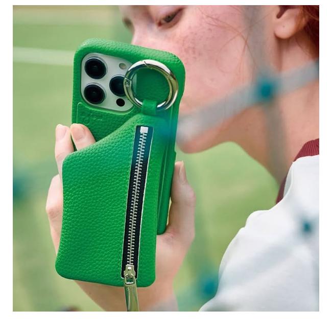 ajew iPhone 16用透明ケース ストラップ付き ajew（エジュー） 【iPhone16promax対応】 ajew cadenas zipphone case