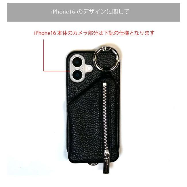 ajew iPhone対応 エジュー cadenas leather zipphone case